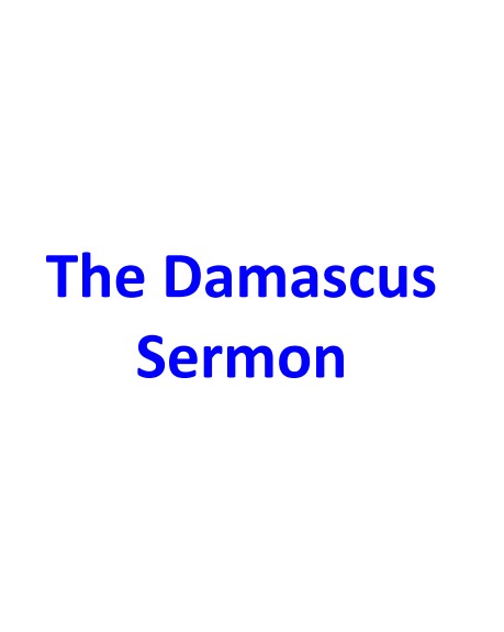 Damascus Sermon