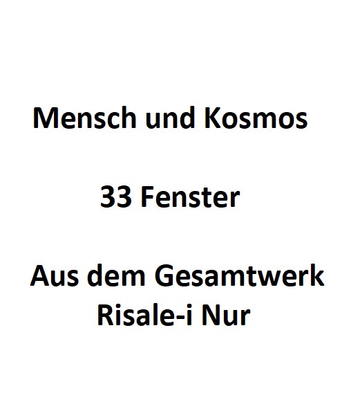 Mensch und Kosmos 33 Fenster